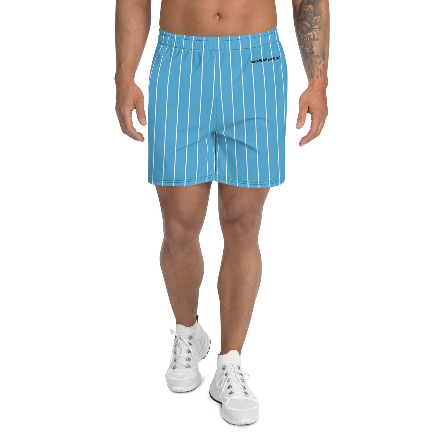 Micro Fiber Breathable Athletic Shorts (Stripe4) - Weave West