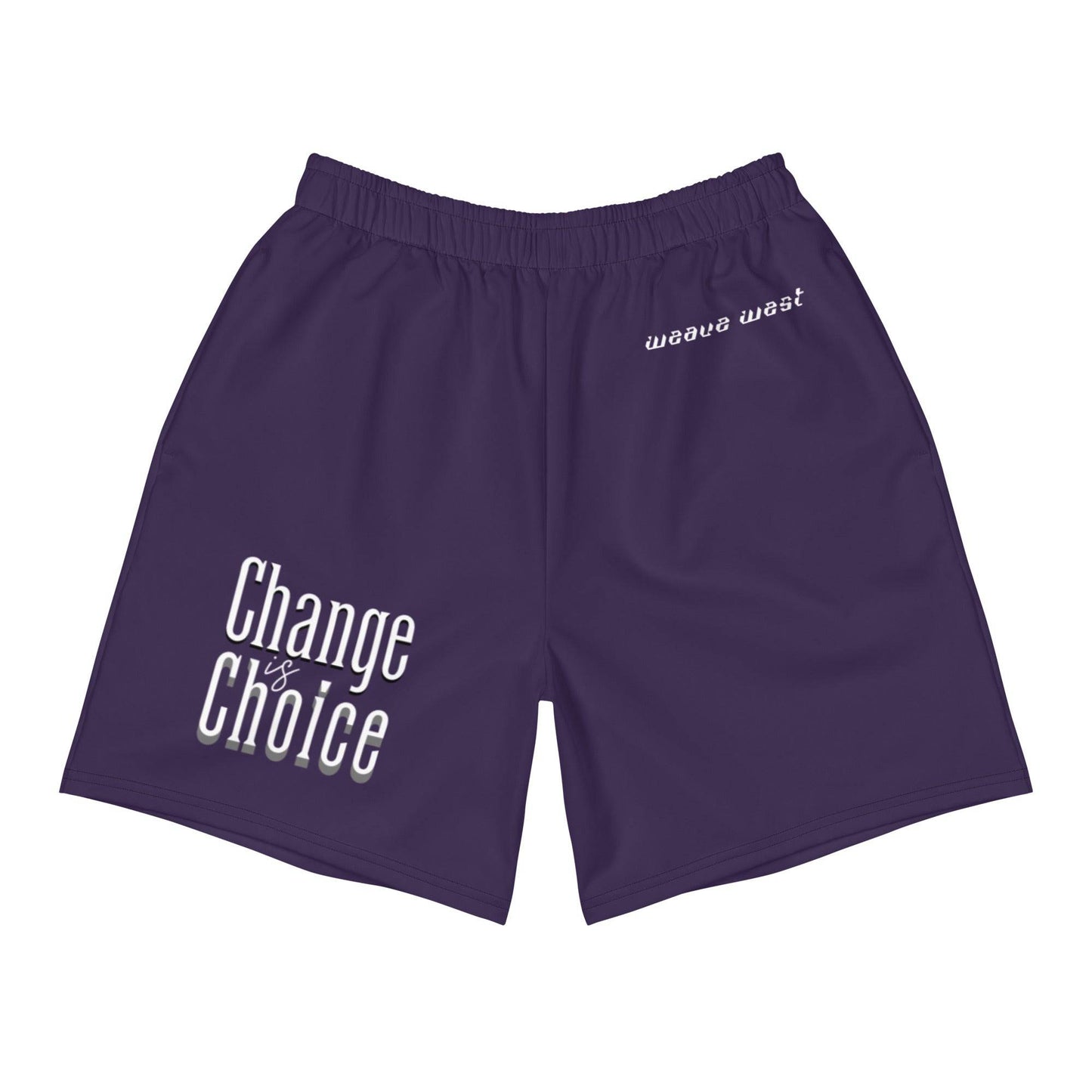 Microfiber Breathable Athletic Shorts (Change Is Choice) - Weave West