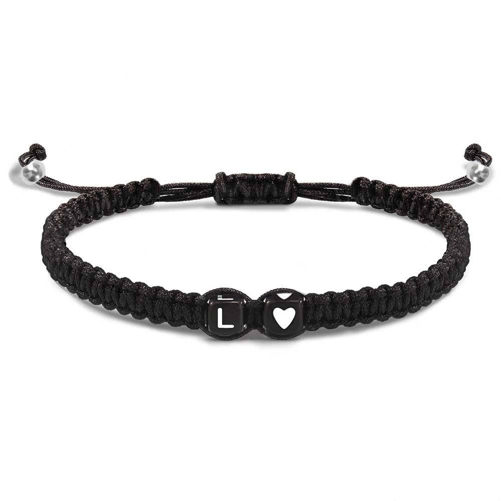 Heart Shape Braided Bracelet - Weave West