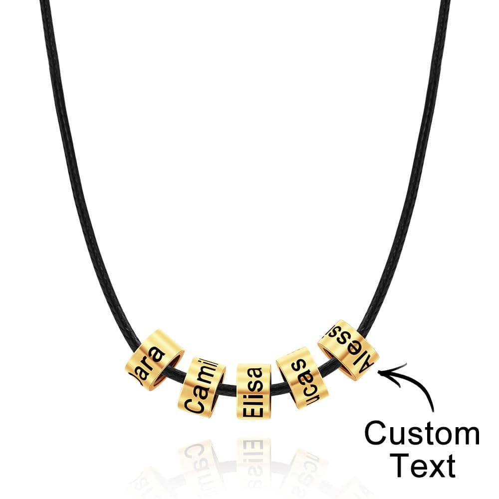 Custom Tube Bead Necklace - Weave West