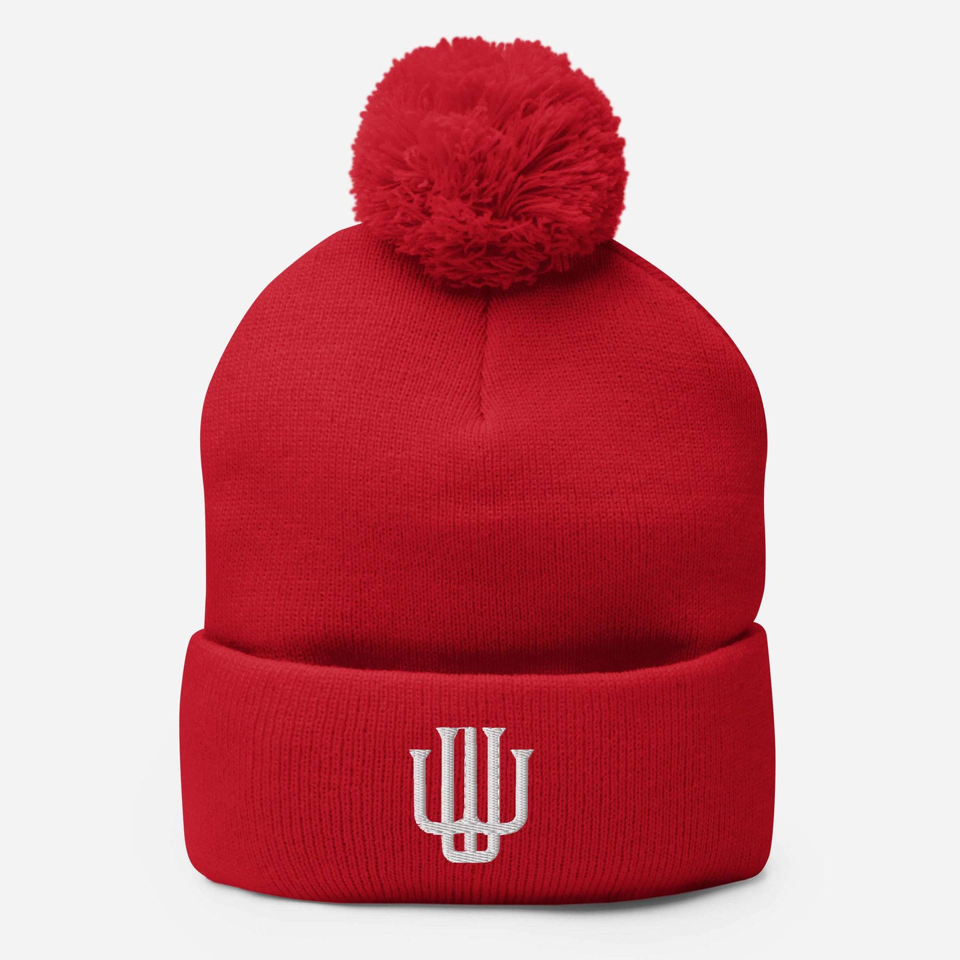 Embroidered Pom Pom Beanie Weave West 1 - Weave West