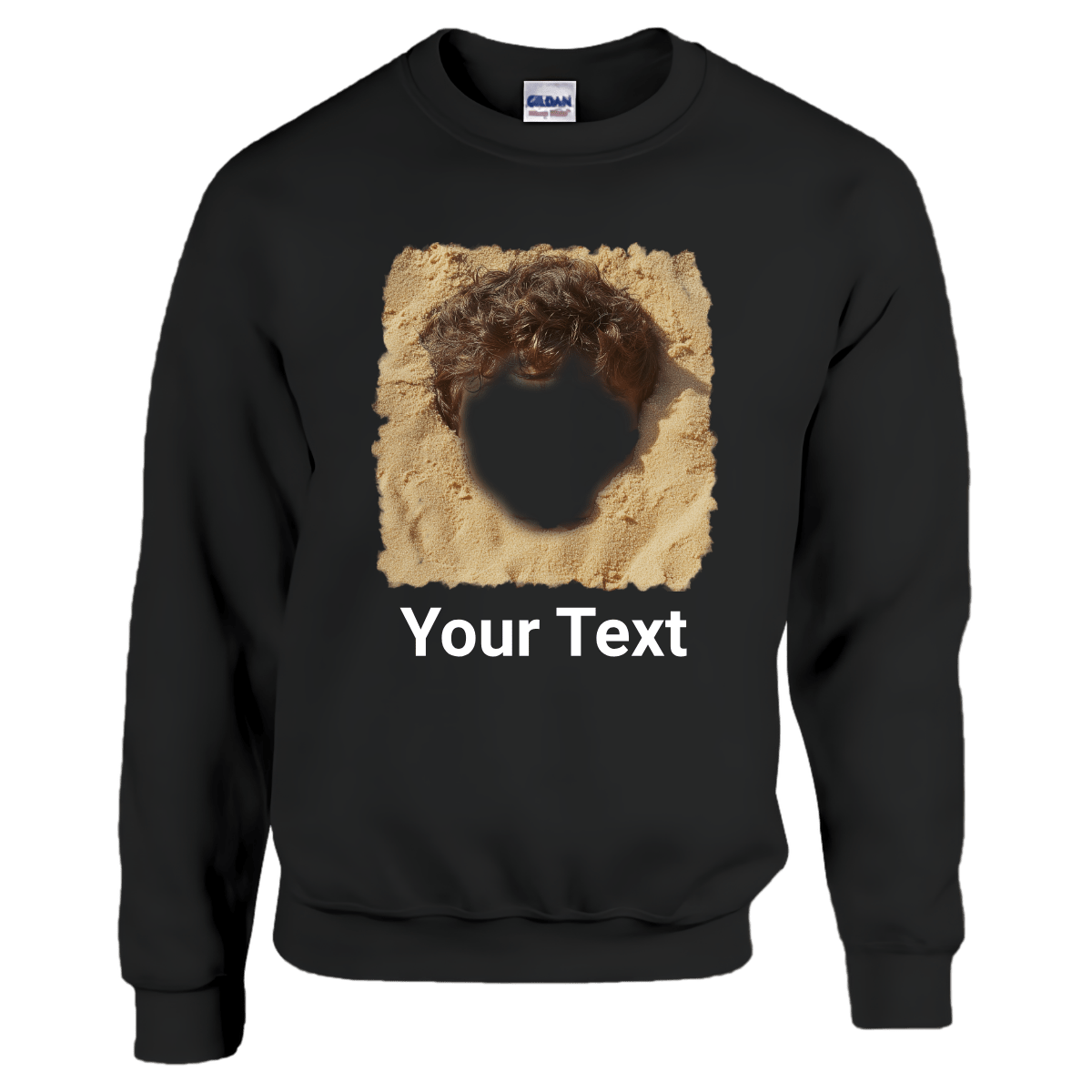 Men Custom Sweater (Sand Man) - Weave West