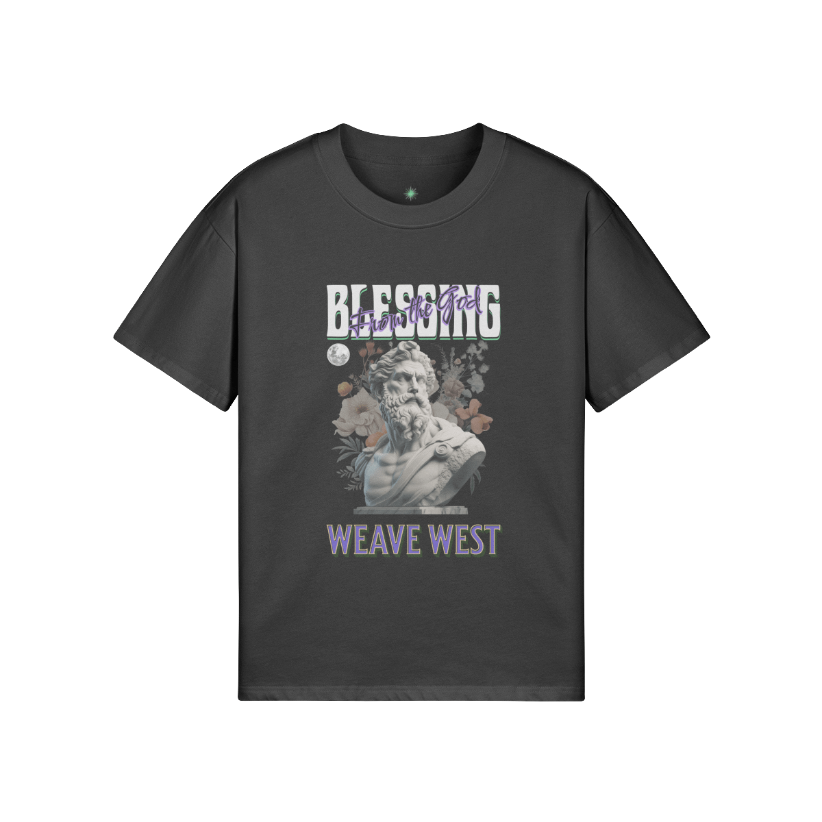 High Quality Cotton Oversized Loose-Fit Tee (Blessing) - Weave West