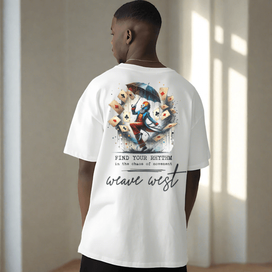 High Quality Cotton Oversized Loose-Fit Tee (Dancing Joker) - Weave West