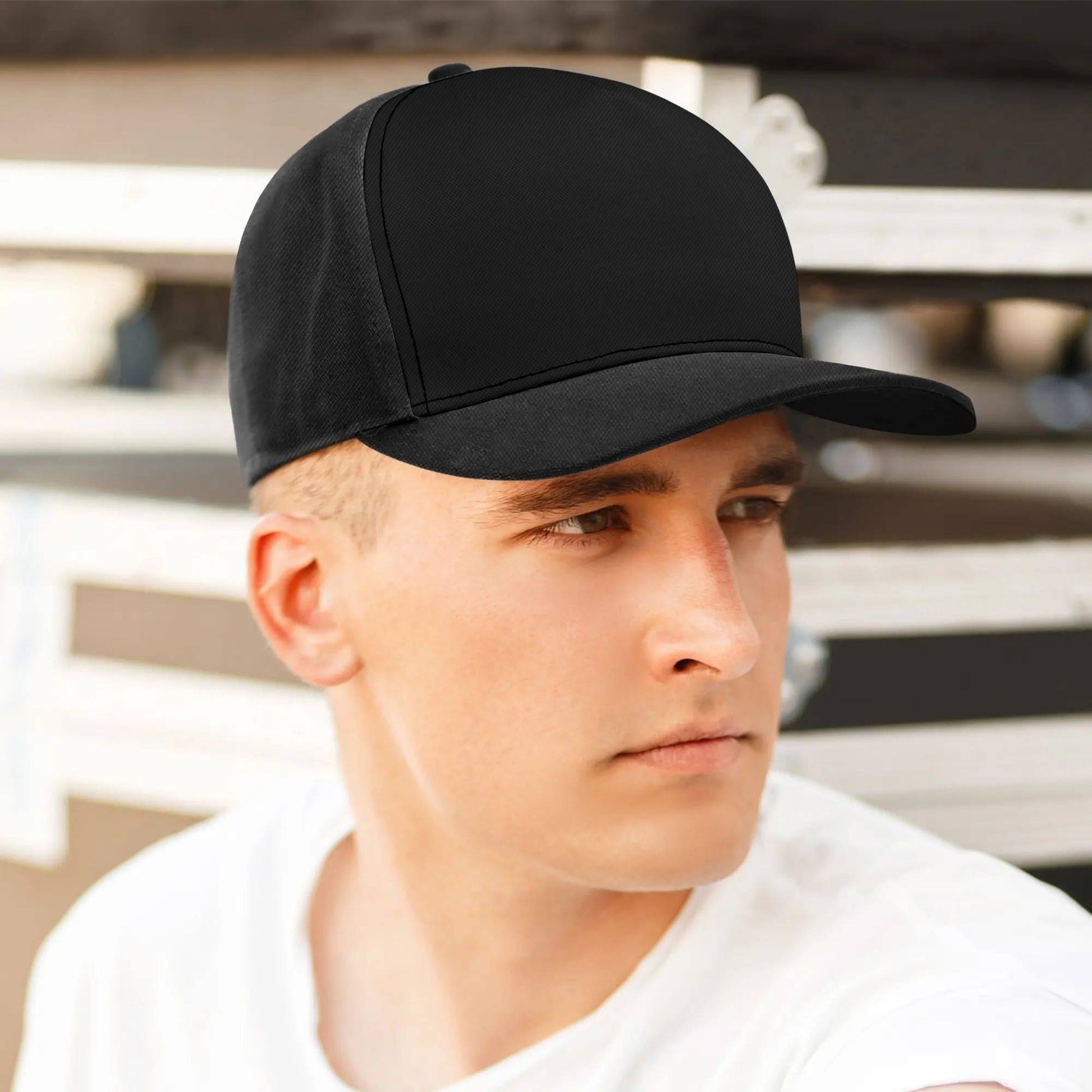 Customized Baseball Cap Black - Weave West