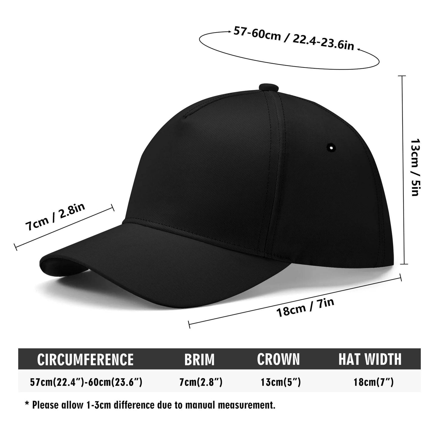 Customized Baseball Cap Black - Weave West