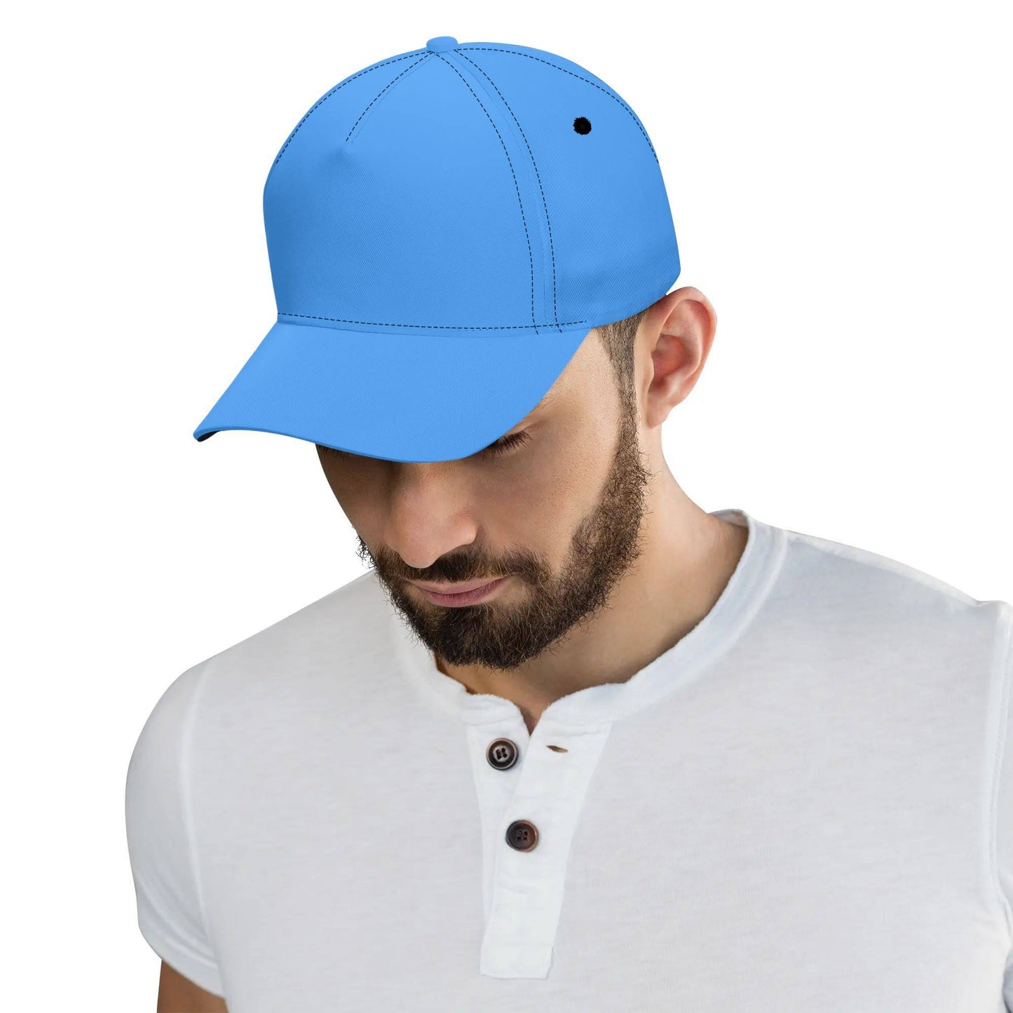 Customized Baseball Cap Light Blue - Weave West