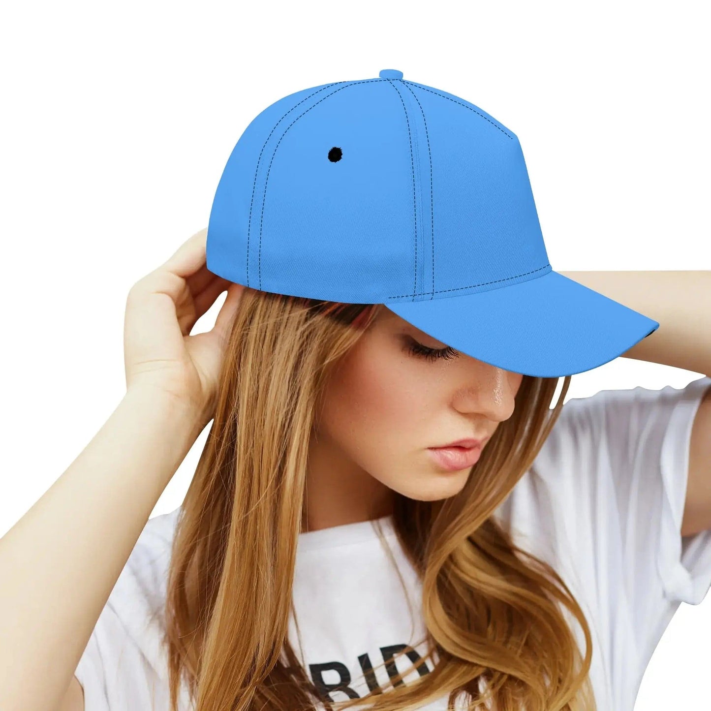 Customized Baseball Cap Light Blue - Weave West