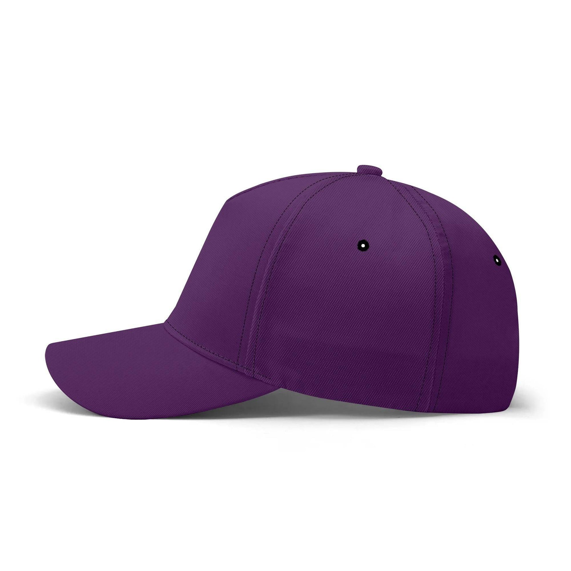 Customized Baseball Cap Plum Purple - Weave West