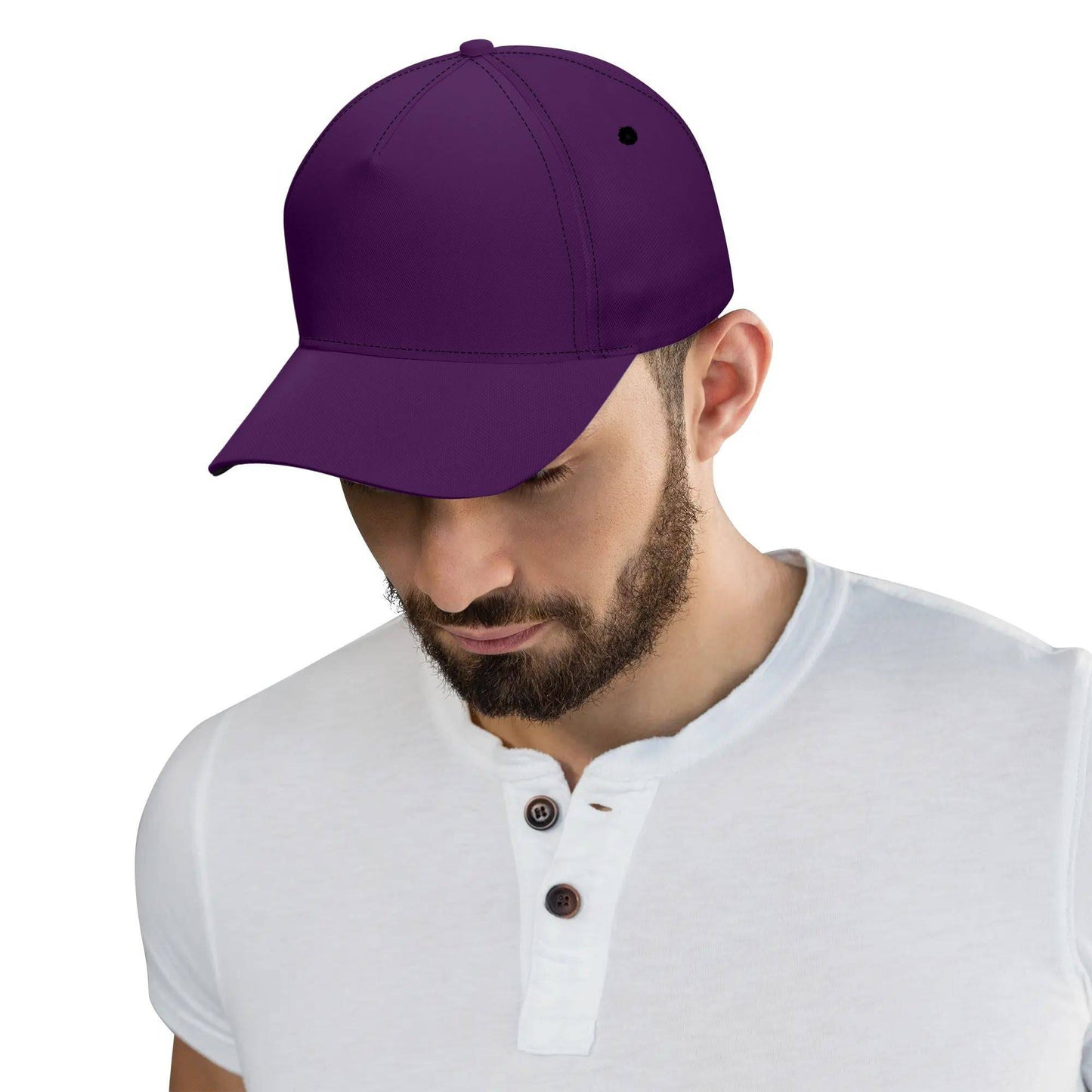 Customized Baseball Cap Plum Purple - Weave West