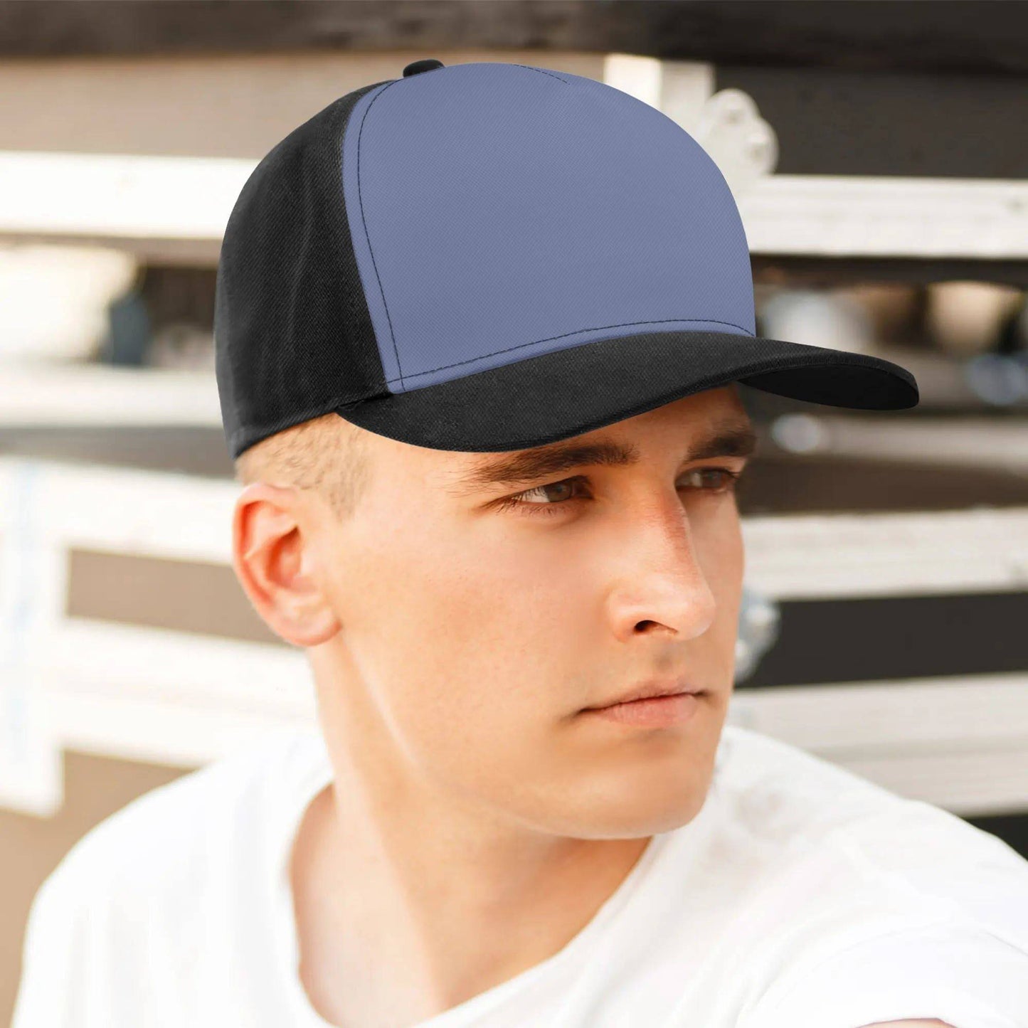 Customized Baseball Cap Steel Blue - Weave West