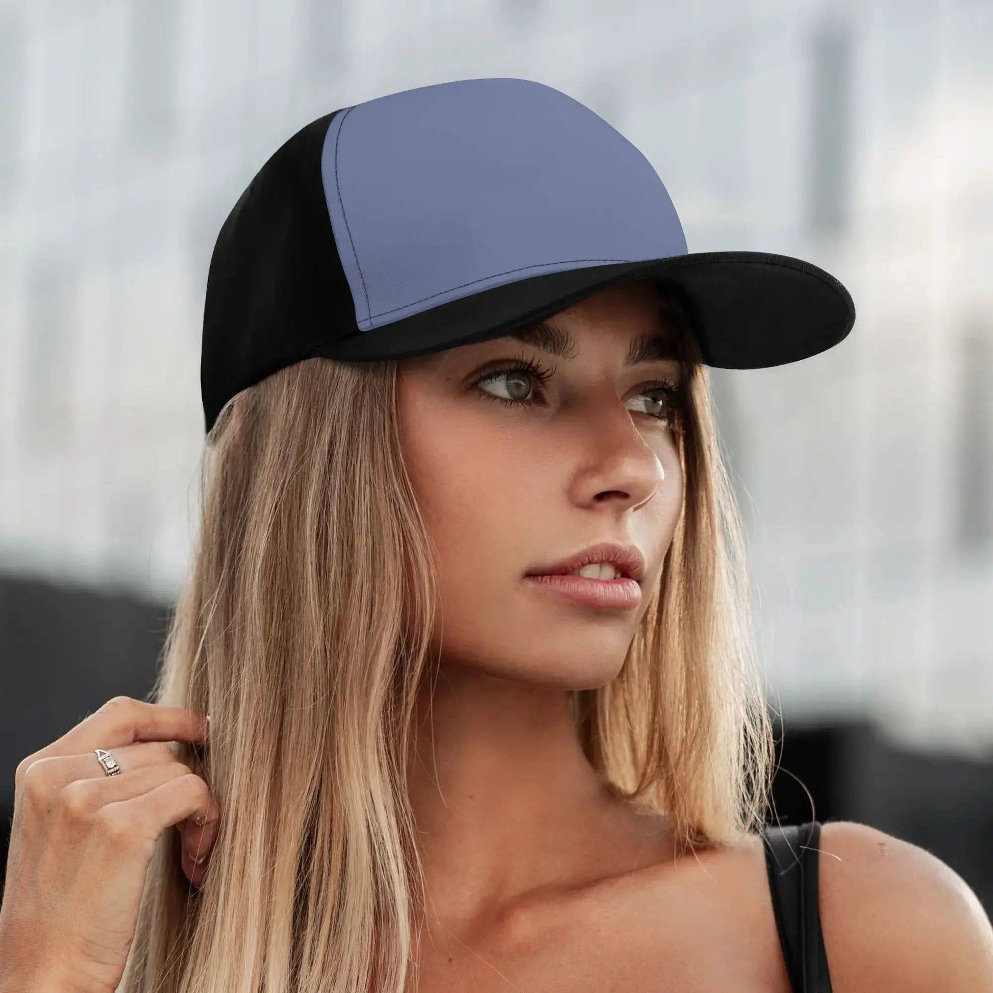 Customized Baseball Cap Steel Blue - Weave West