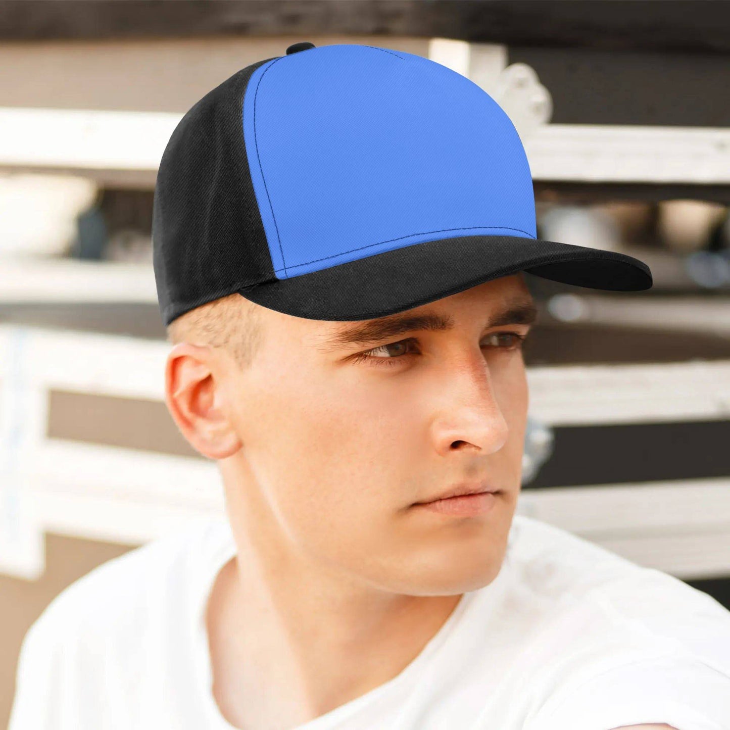 Customized Baseball Cap Vibrant Blue - Weave West