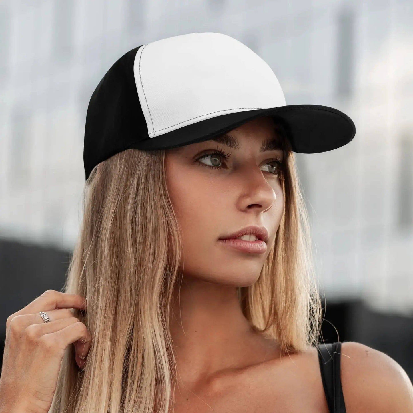 Customized Baseball Cap White - Weave West