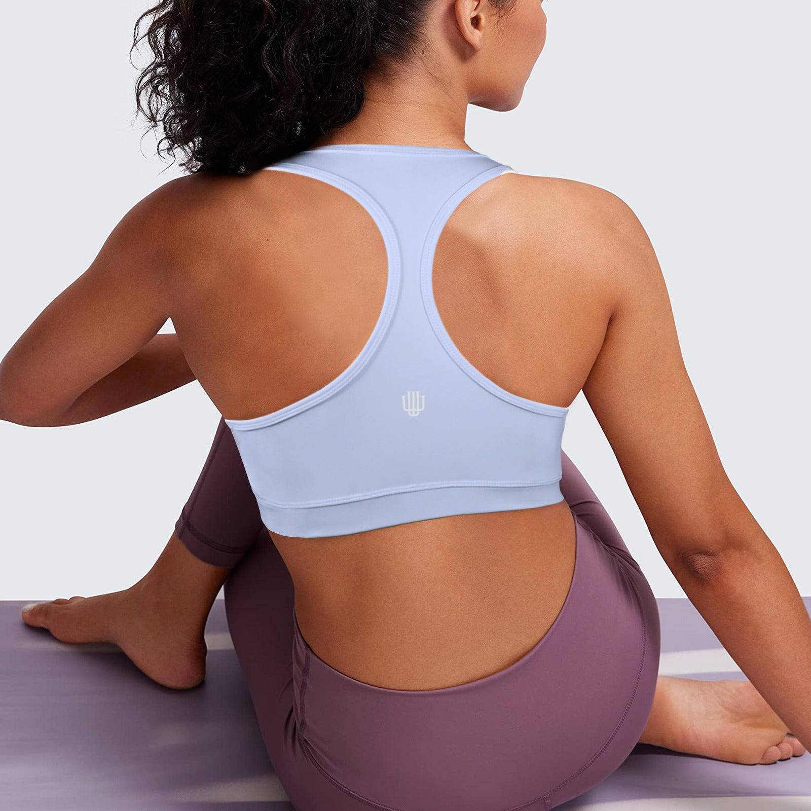 Racerback Sports Bra Ethereal Lavender | Women Comfortable Support Bra - Weave West