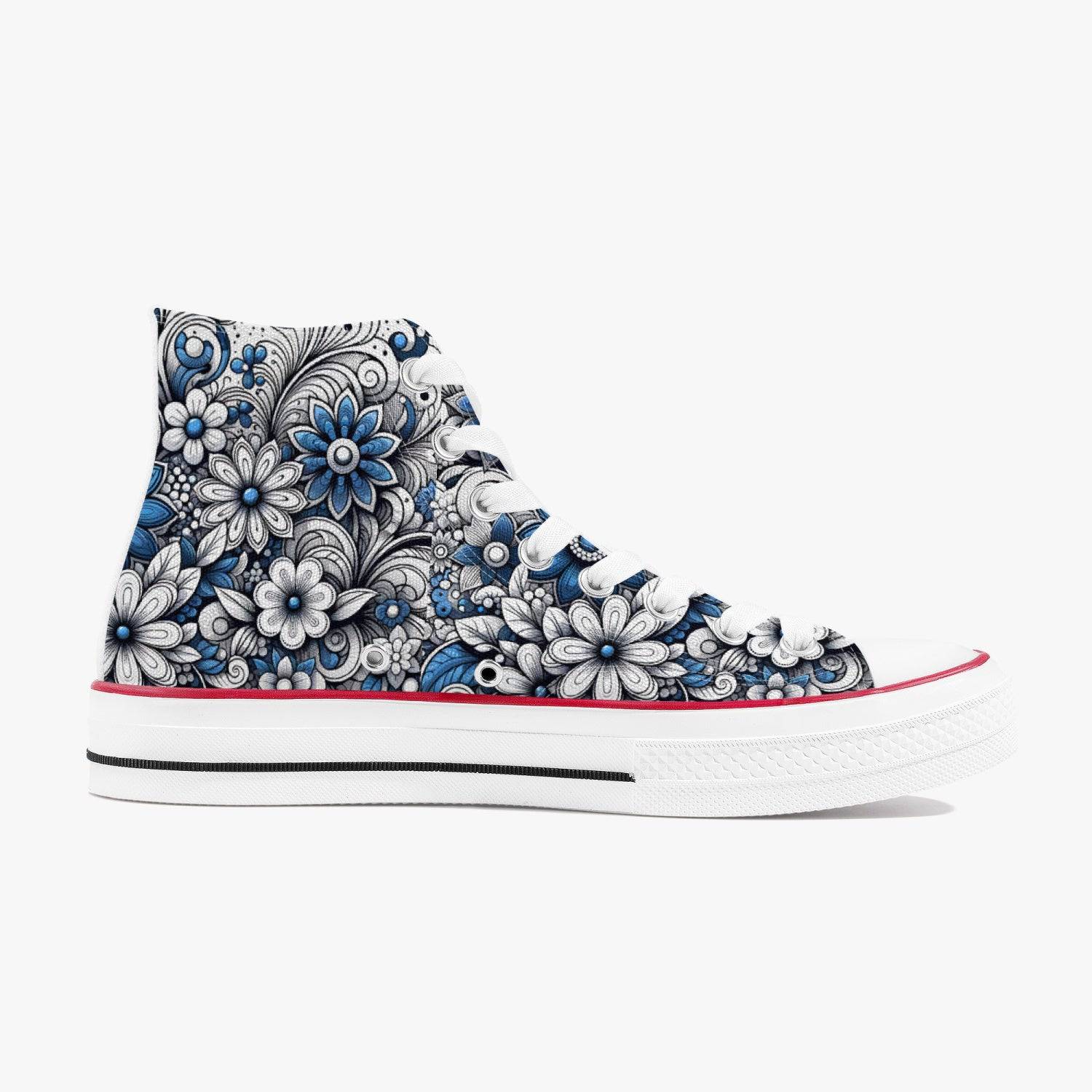 Casual High Top Canvas Electro Flora - Weave West