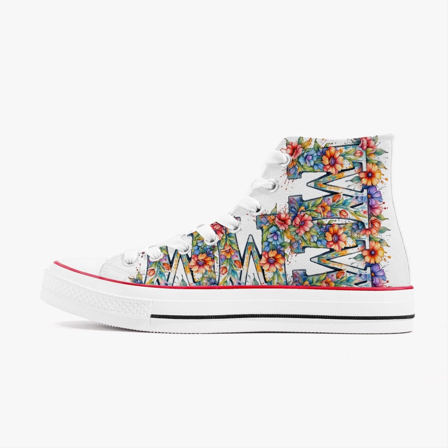 Casual High Top Canvas Floral Garden - Weave West