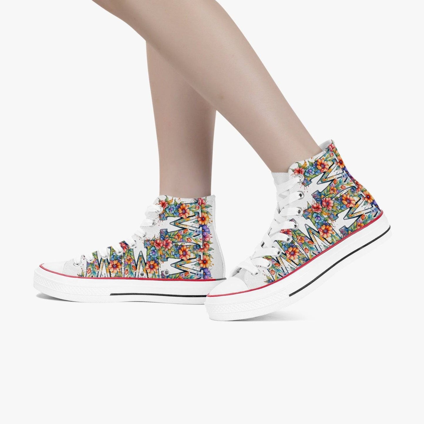 Casual High Top Canvas Floral Garden - Weave West