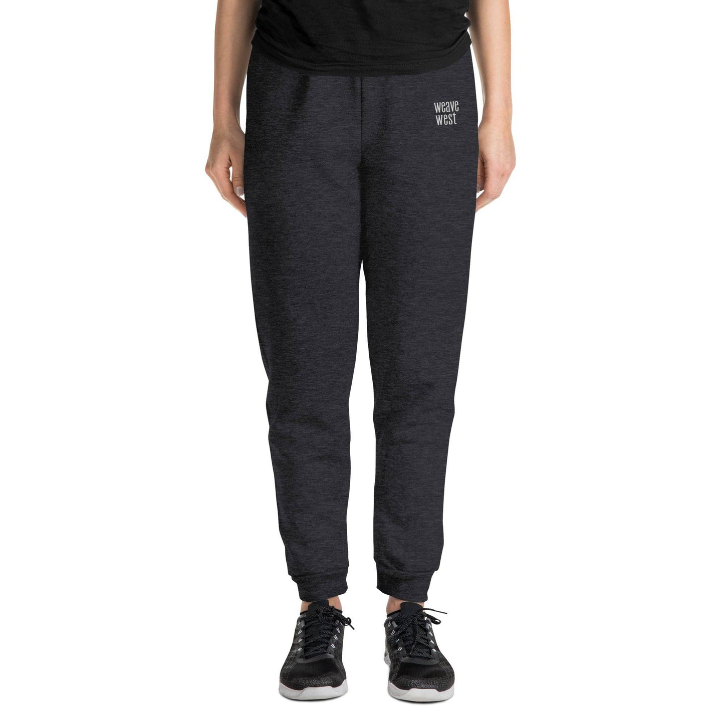 Soft Loose Fit Fleece Joggers Signature 2 | Women's Exercise Joggers - Weave West