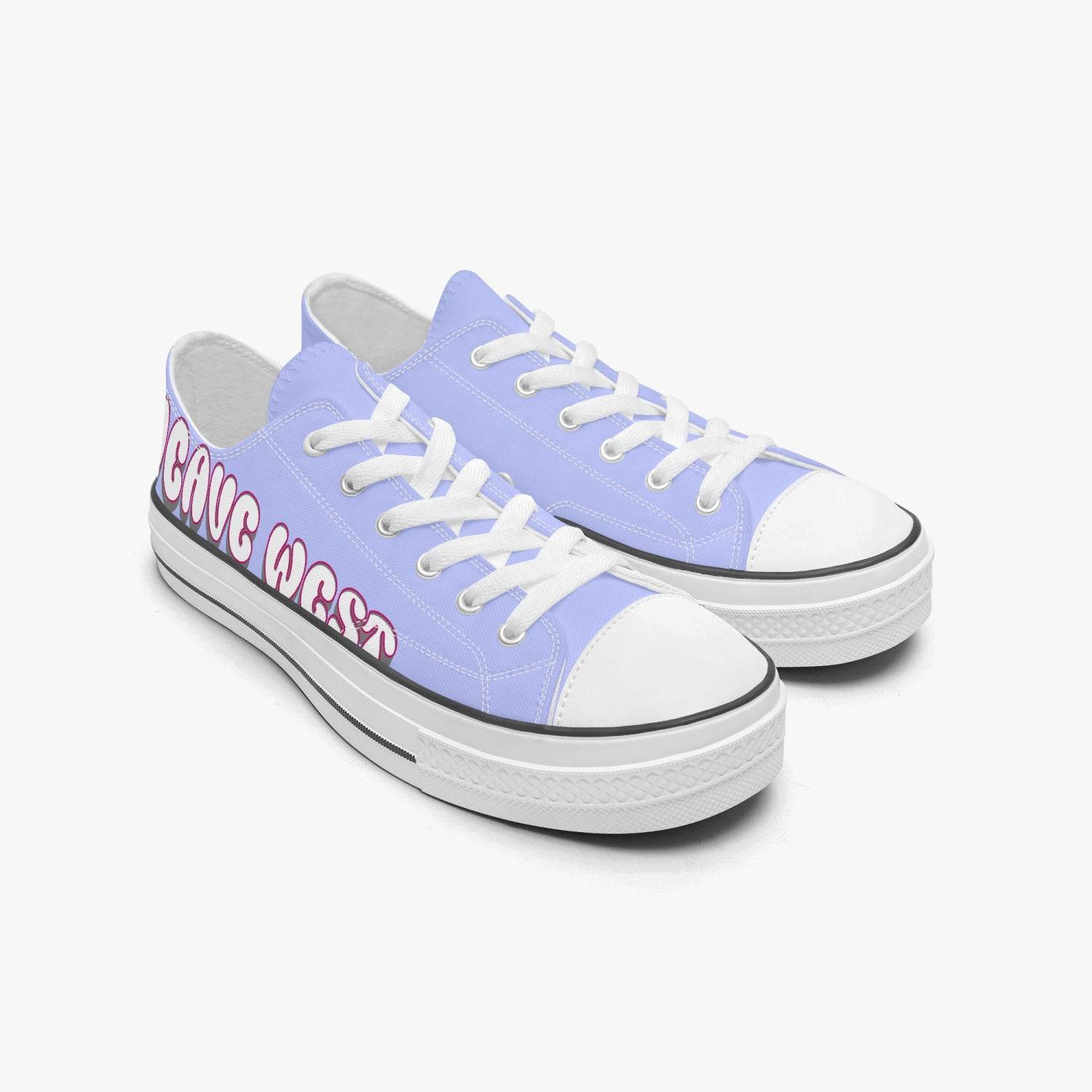 Casual Low Top Z2 Blue Weave West Shoes - Weave West