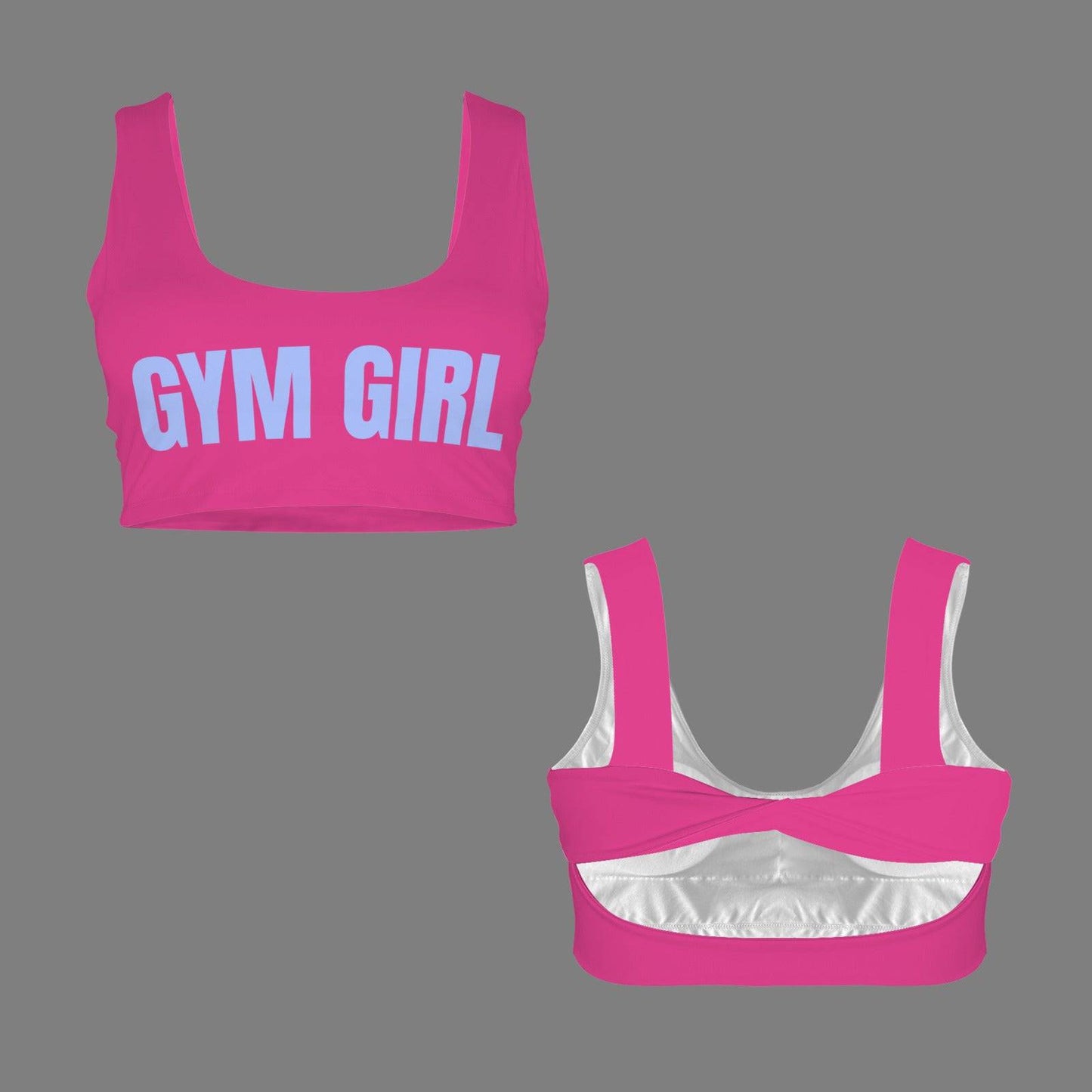 Twisted Back Cut-Out Sports Bra Radiant Raspberry | Women Active Comfortable Bra - Weave West