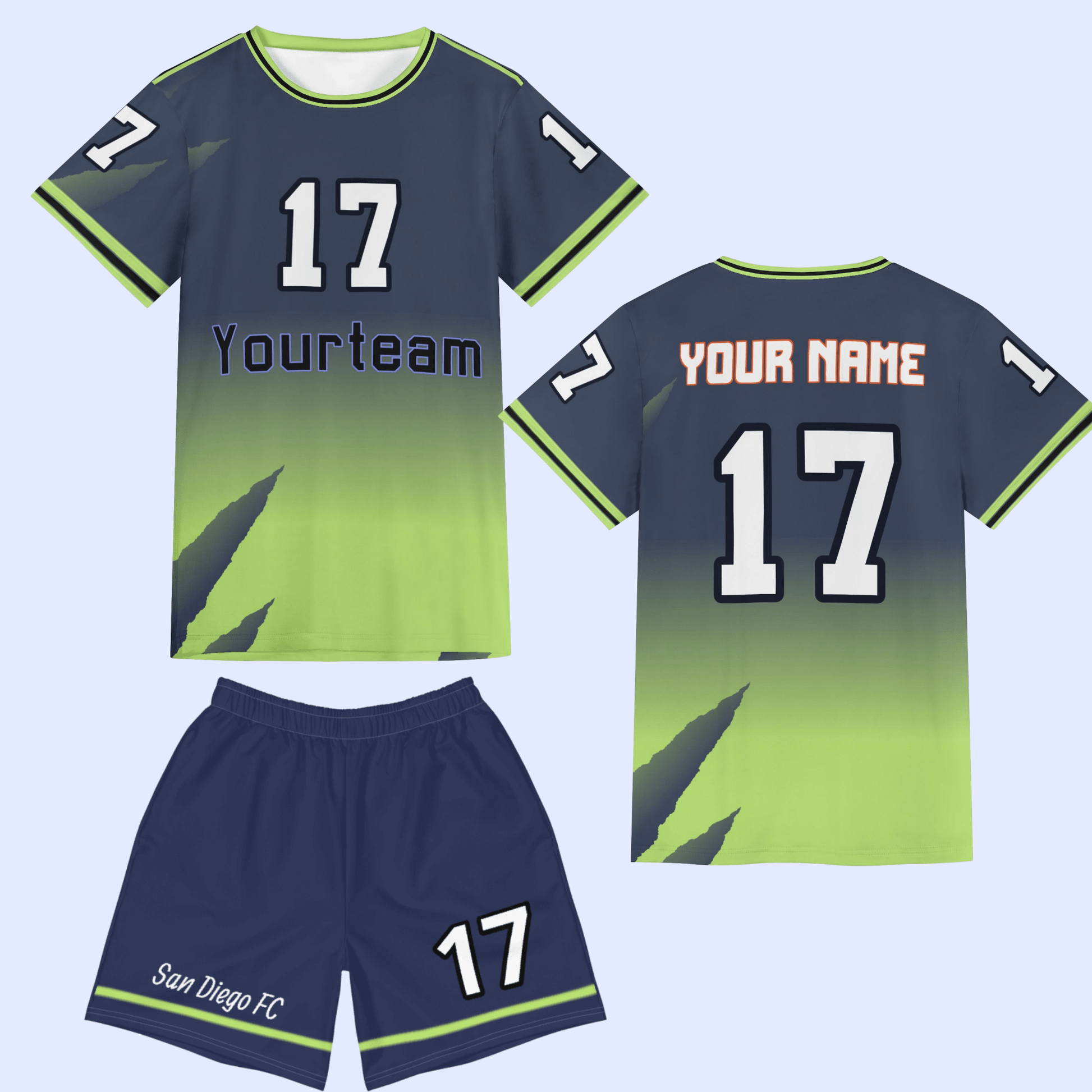 Custom Soccer Uniform (Midnight Striker) - Weave West