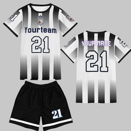 Custom Soccer Uniform (Zebra) - Weave West