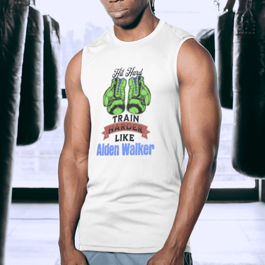 Exercising Personalized Tank Top (Hit Hard) - Weave West