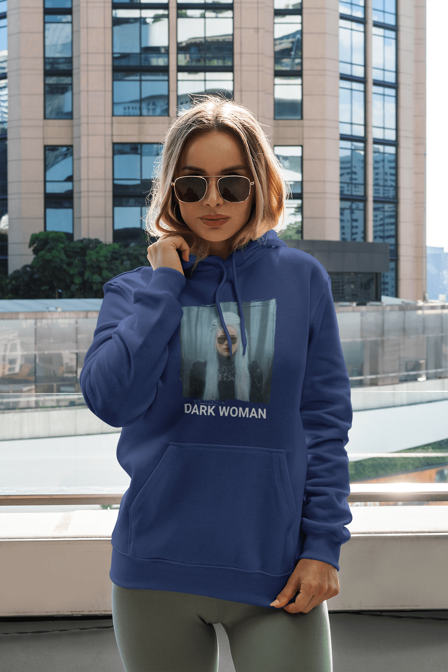 Women Custom Gildan Hoodie (Dark Woman) - Weave West