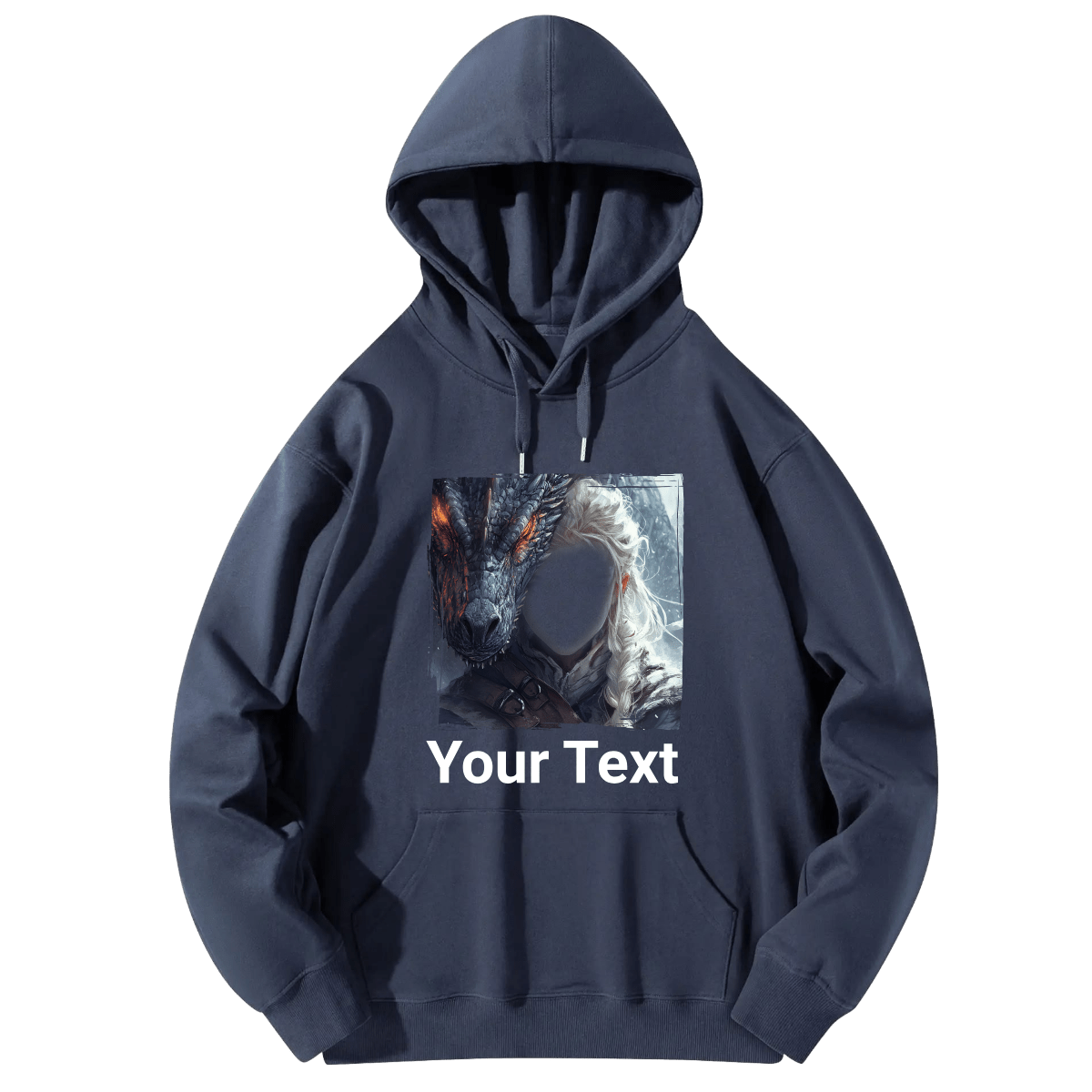 Women Custom Gildan Hoodie (Dragon Mother) - Weave West