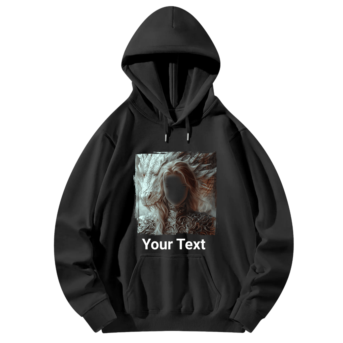 Women Custom Gildan Hoodie (Dragon Queen) - Weave West