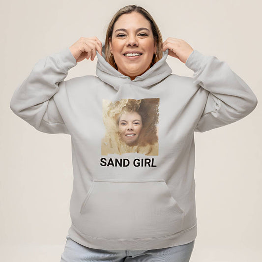 Women Custom Gildan Hoodie (Sand) - Weave West