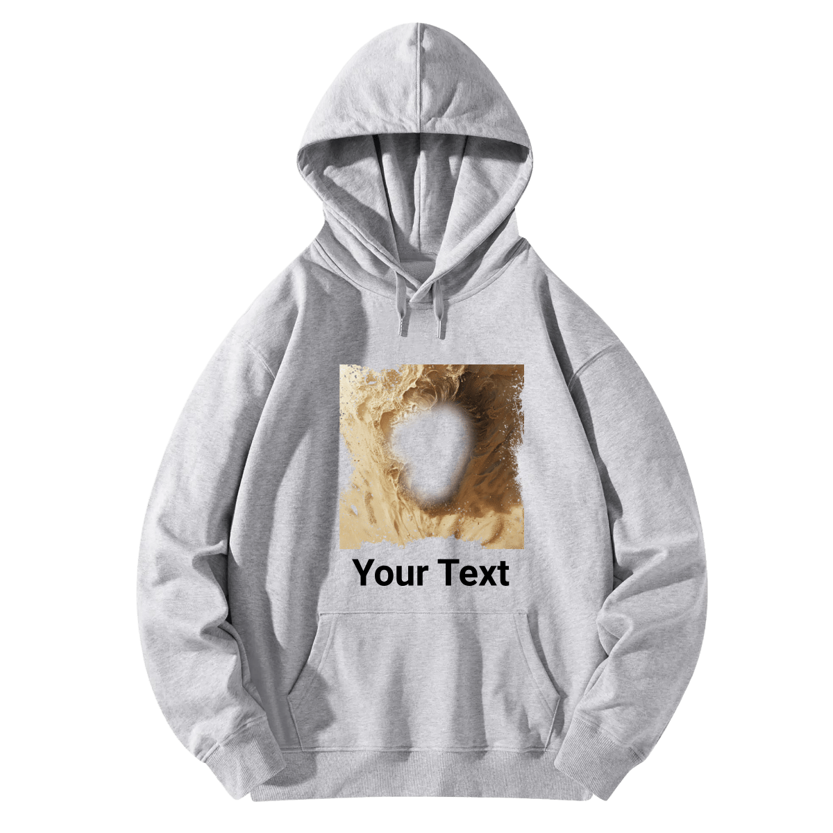 Women Custom Gildan Hoodie (Sand) - Weave West