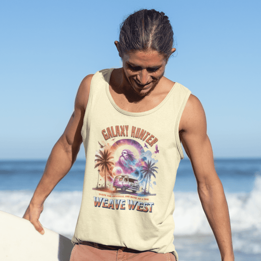 Wrinkle Free Sleeveless Tank (Galaxy Hunter) - Weave West