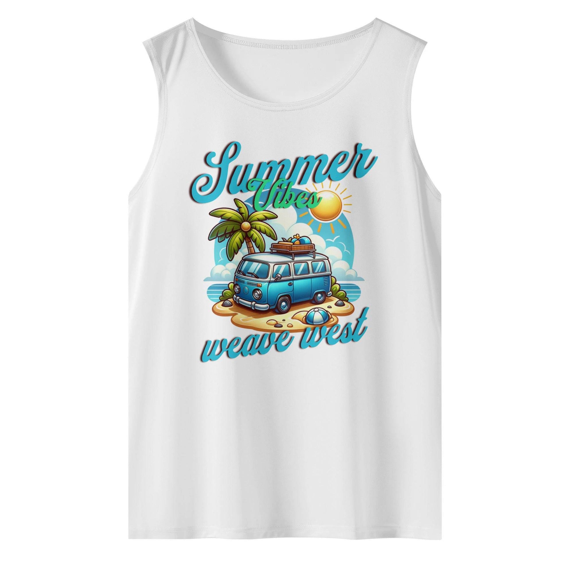 Wrinkle Free Sleeveless Tank (Summer vibe) - Weave West