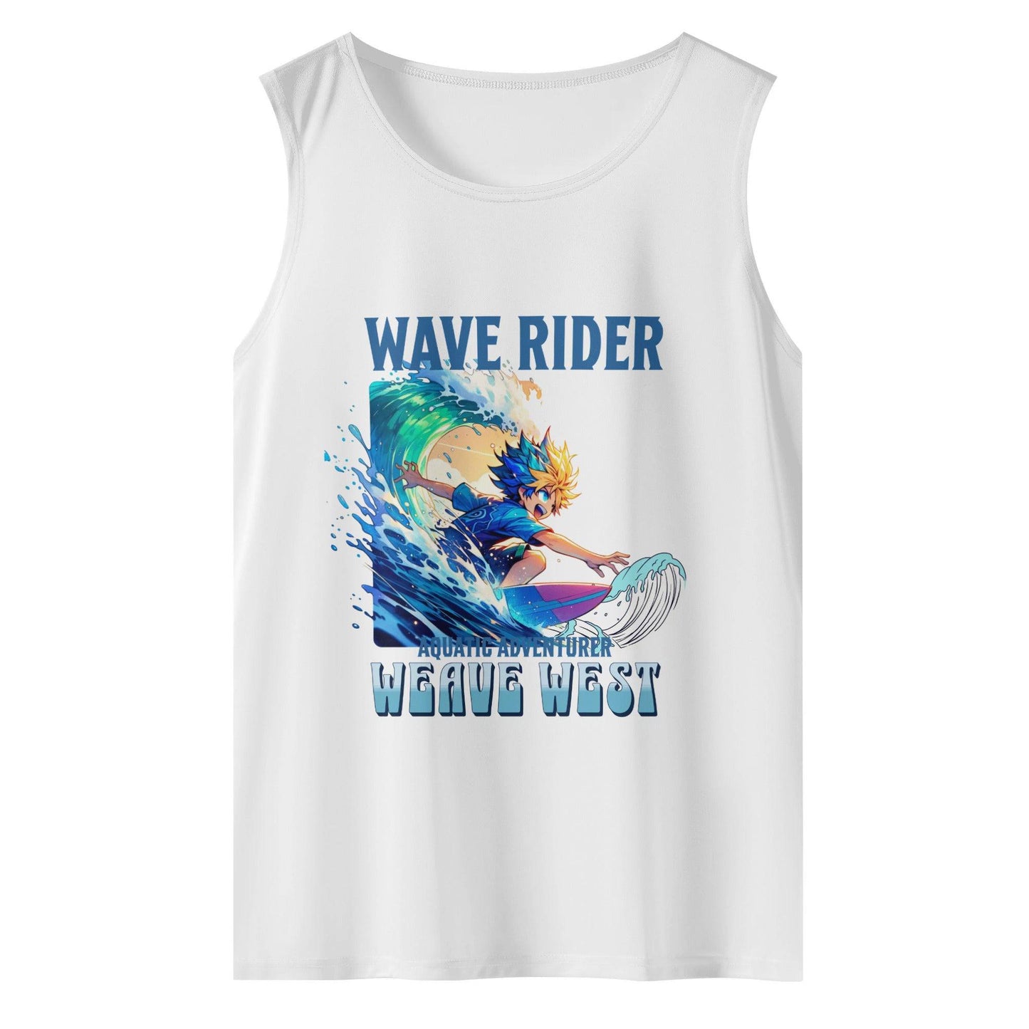 Wrinkle Free Sleeveless Tank (Wave Rider) - Weave West