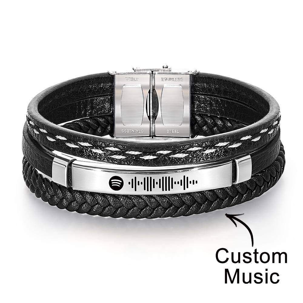 Spotify Code Multi-Layer Bracelet - Weave West