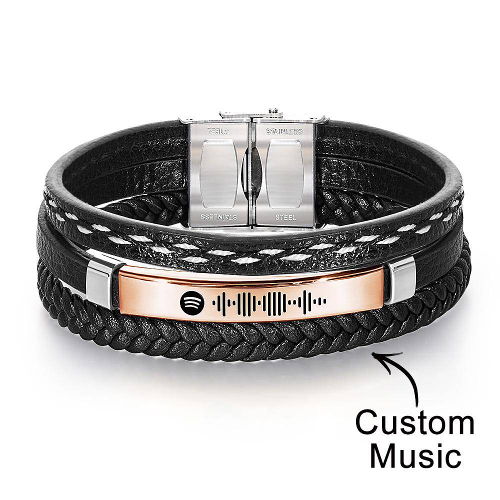 Spotify Code Multi-Layer Bracelet - Weave West