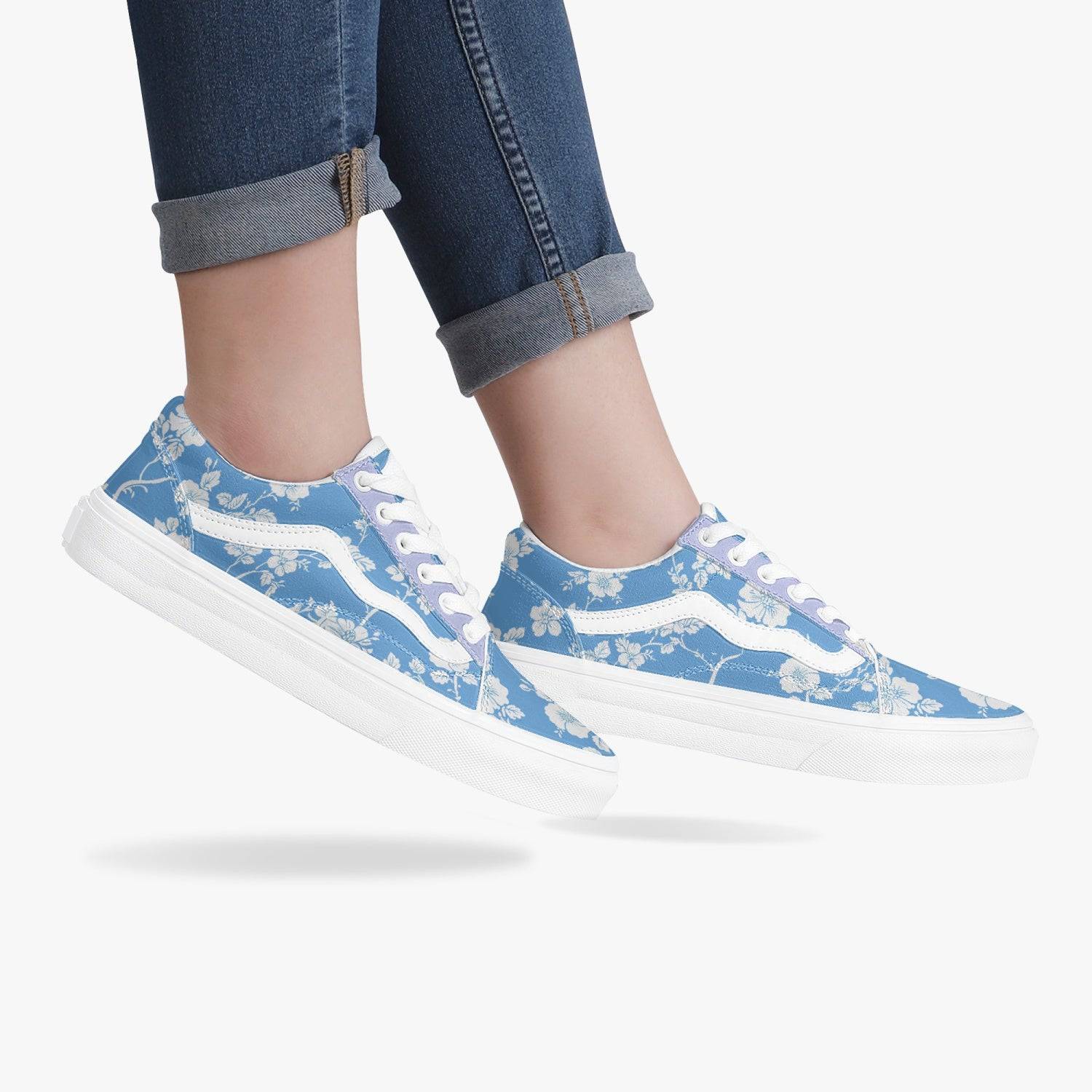 Casual Low Top Z3 hydrangea flower Sneakers - Weave West