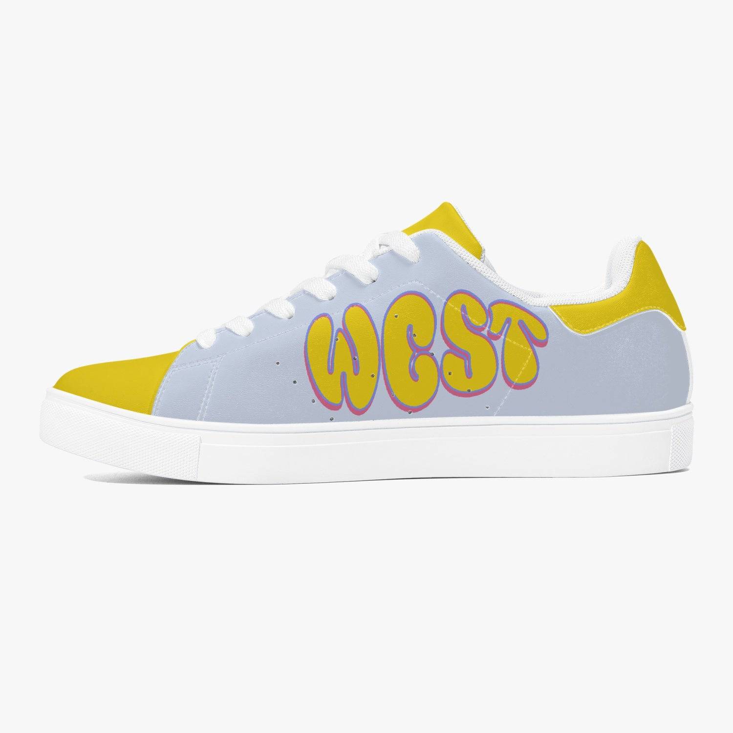 Classic Low-Top Leather Pale Sky Sneakers - Weave West