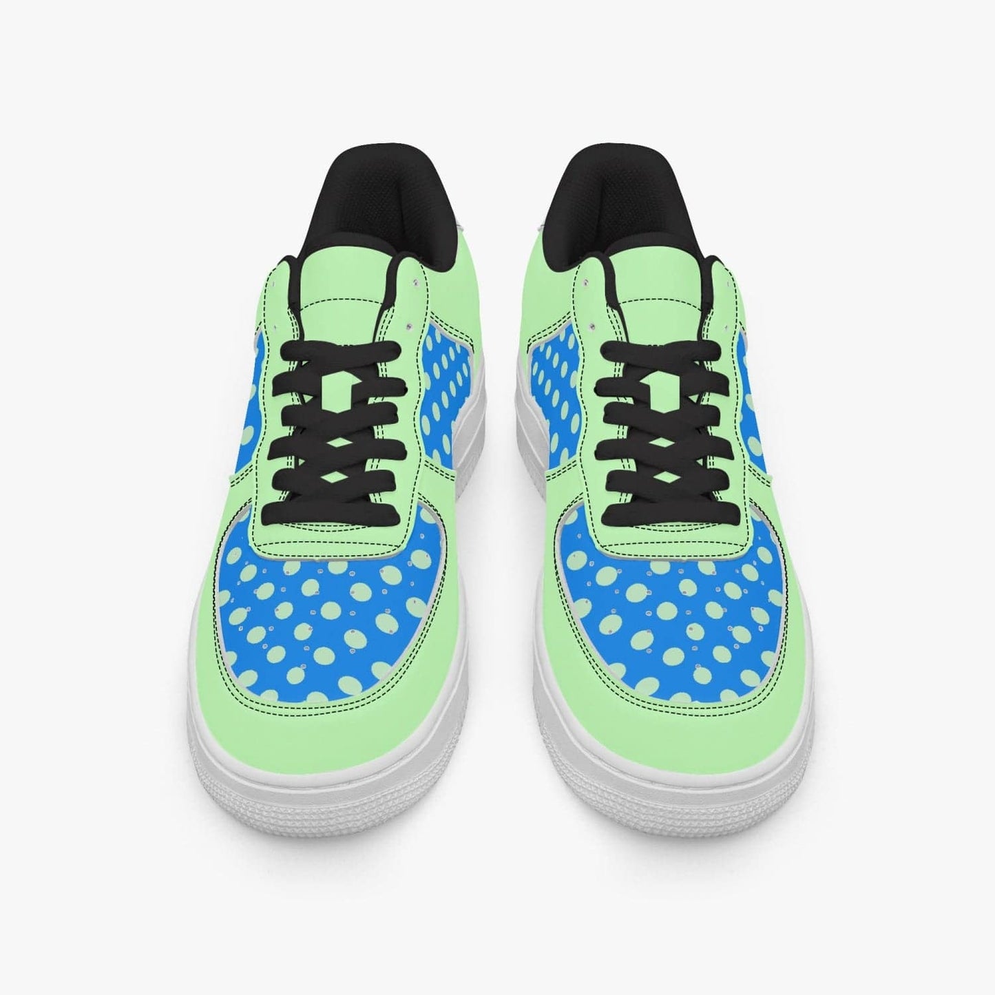 Casual Leather Sport Minty Dots Sneakers - Weave West