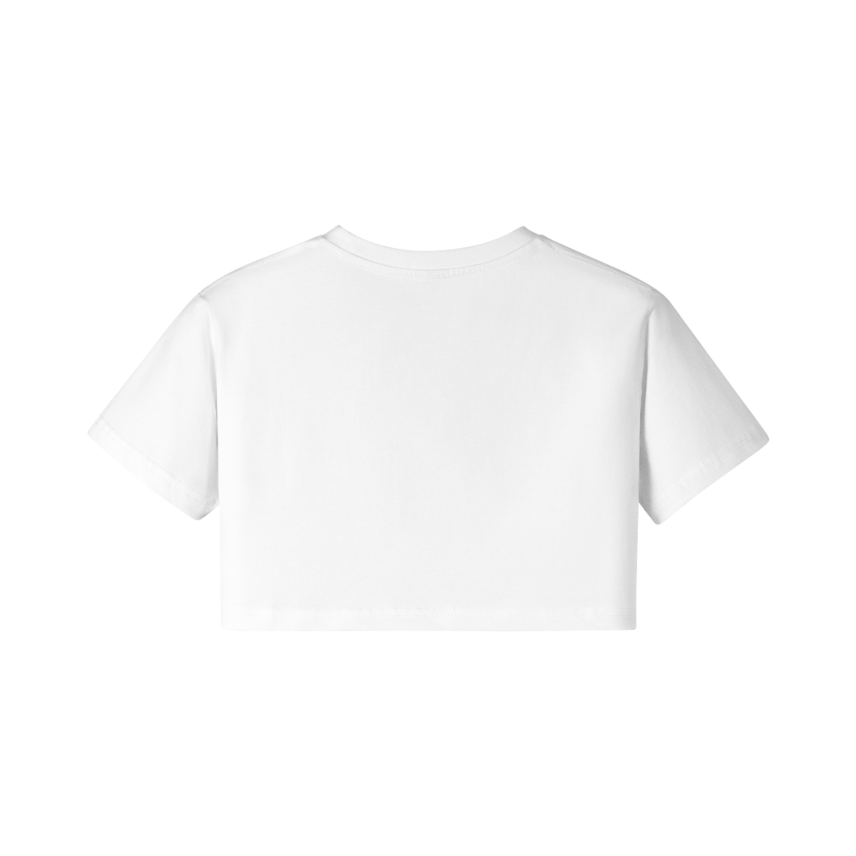 Soft Cotton Loose Crop Top Signature 1 | Loose Crop Shirt - Weave West