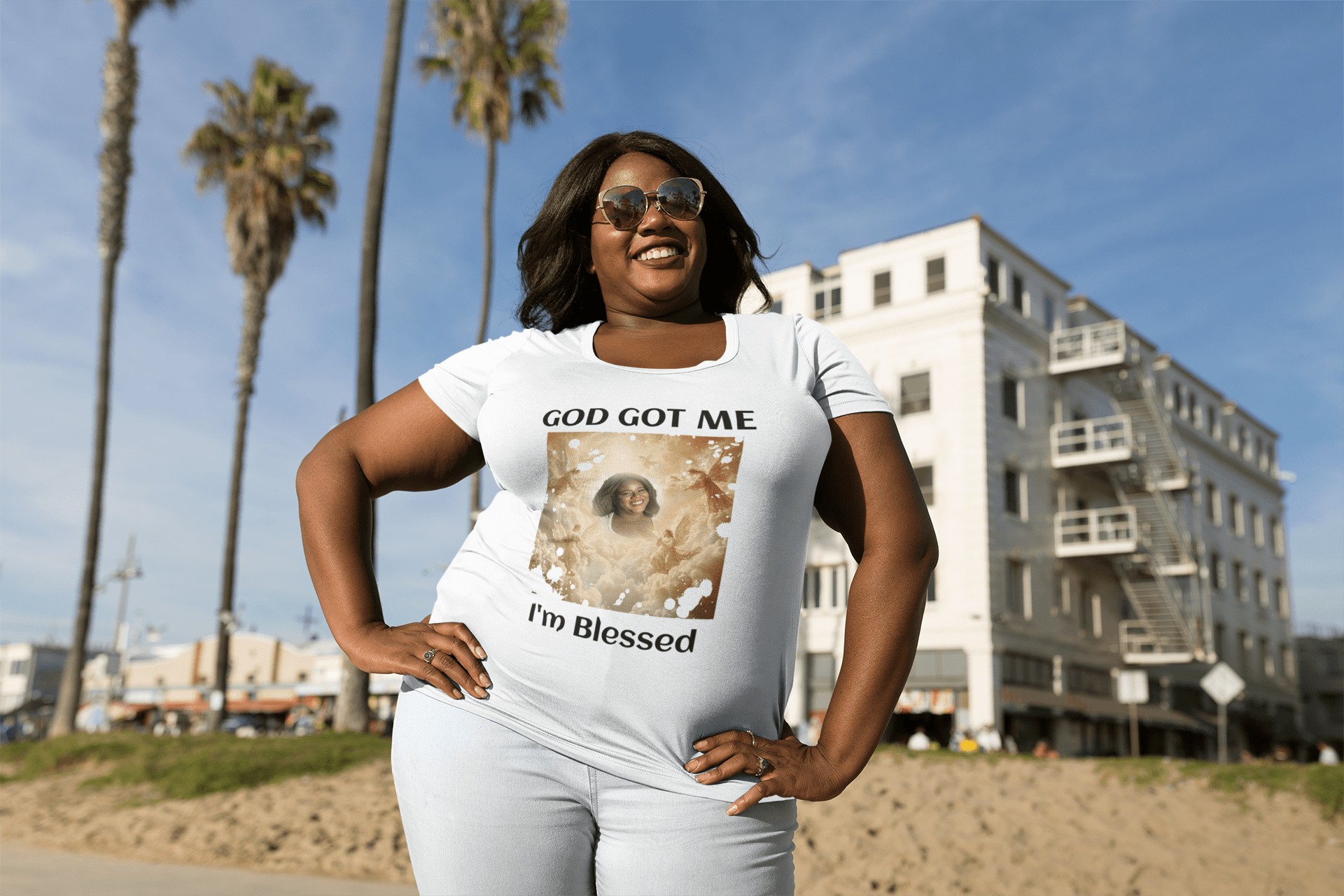 Women Custom T-Shirts (God Got Me) - Weave West