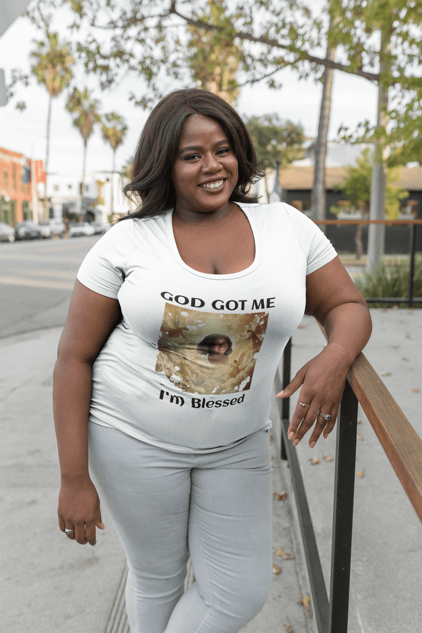 Women Custom T-Shirts (God Got Me) - Weave West