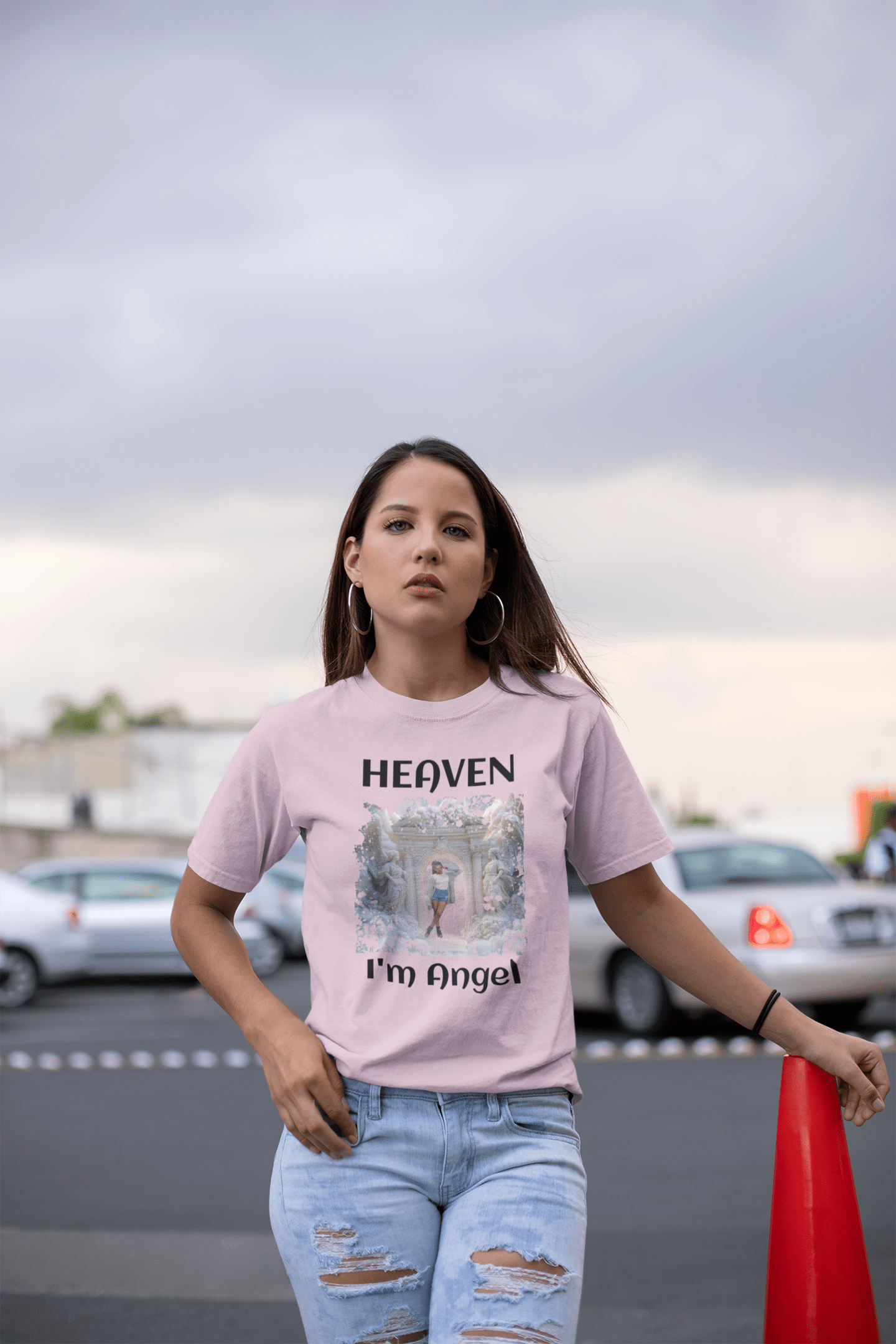 Women Custom T-Shirts (Heaven) - Weave West