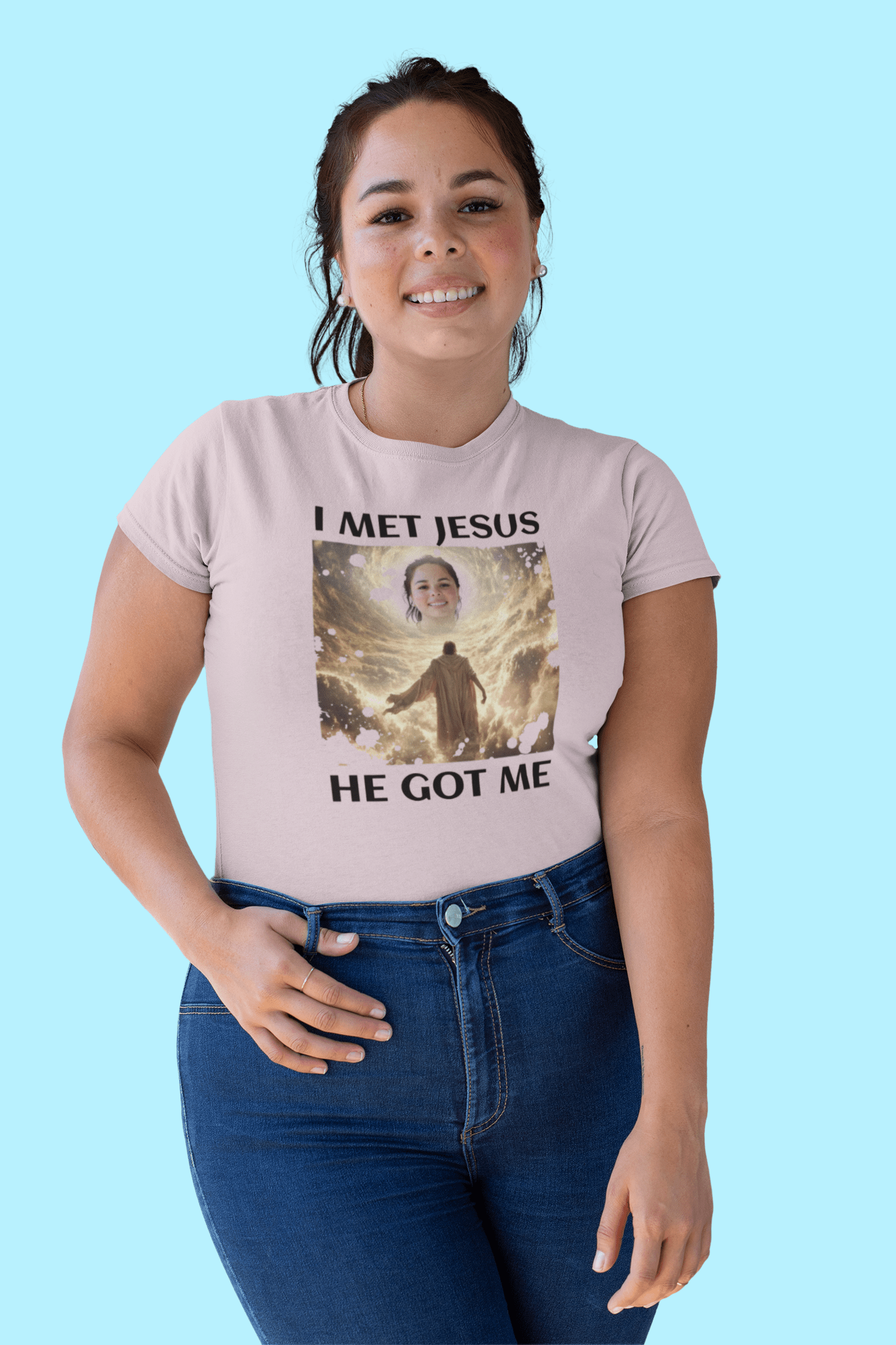 Women Custom T-Shirts (Jesus) - Weave West