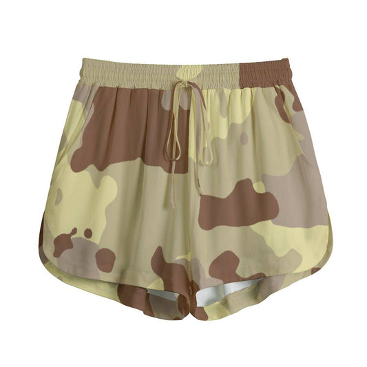 High Quality Rayon Pickleball Shorts Camo | Women Active Track Shorts - Weave West