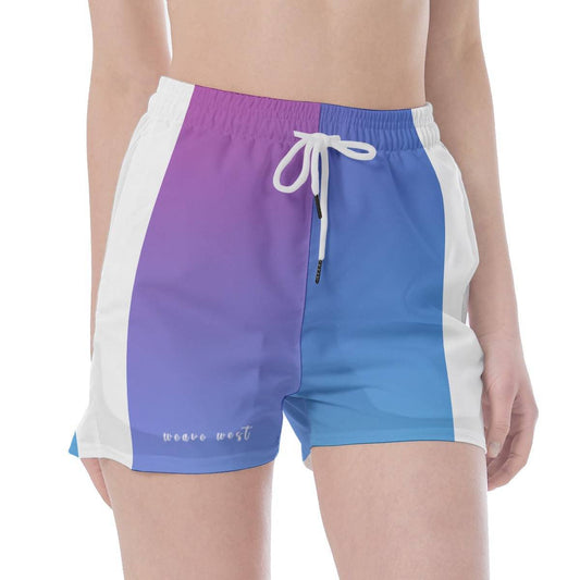 Active Sport Pocket Shorts Gradient Minsk | Women Hiking Trek Shorts - Weave West