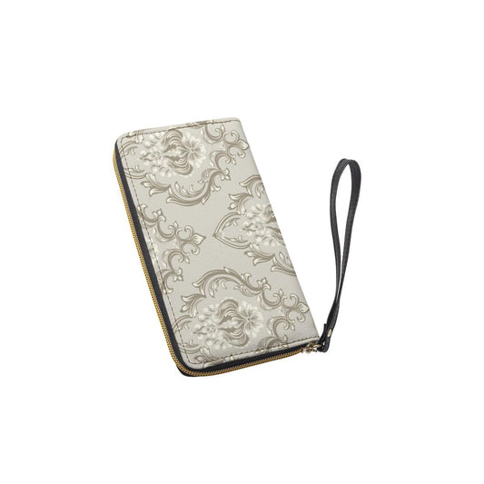 Zip Wallet Gilded Elegance| Women Zip Around Wallet - Weave West