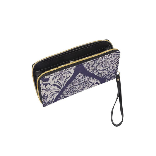 Zip Wallet Nocturne Ornament| Women Zip Around Wallet - Weave West